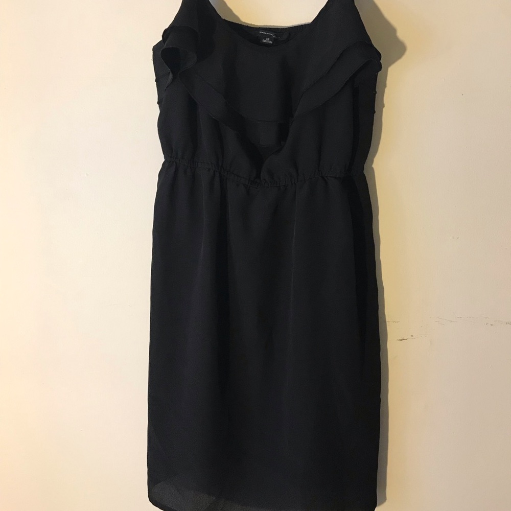 Mini black forever 21 dress with adjustable straps